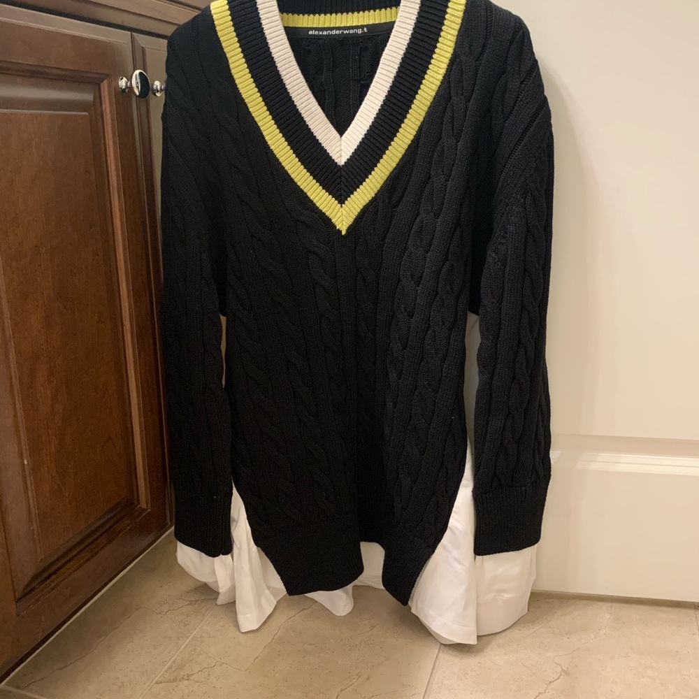 alexanderwang.t cable knit sweater